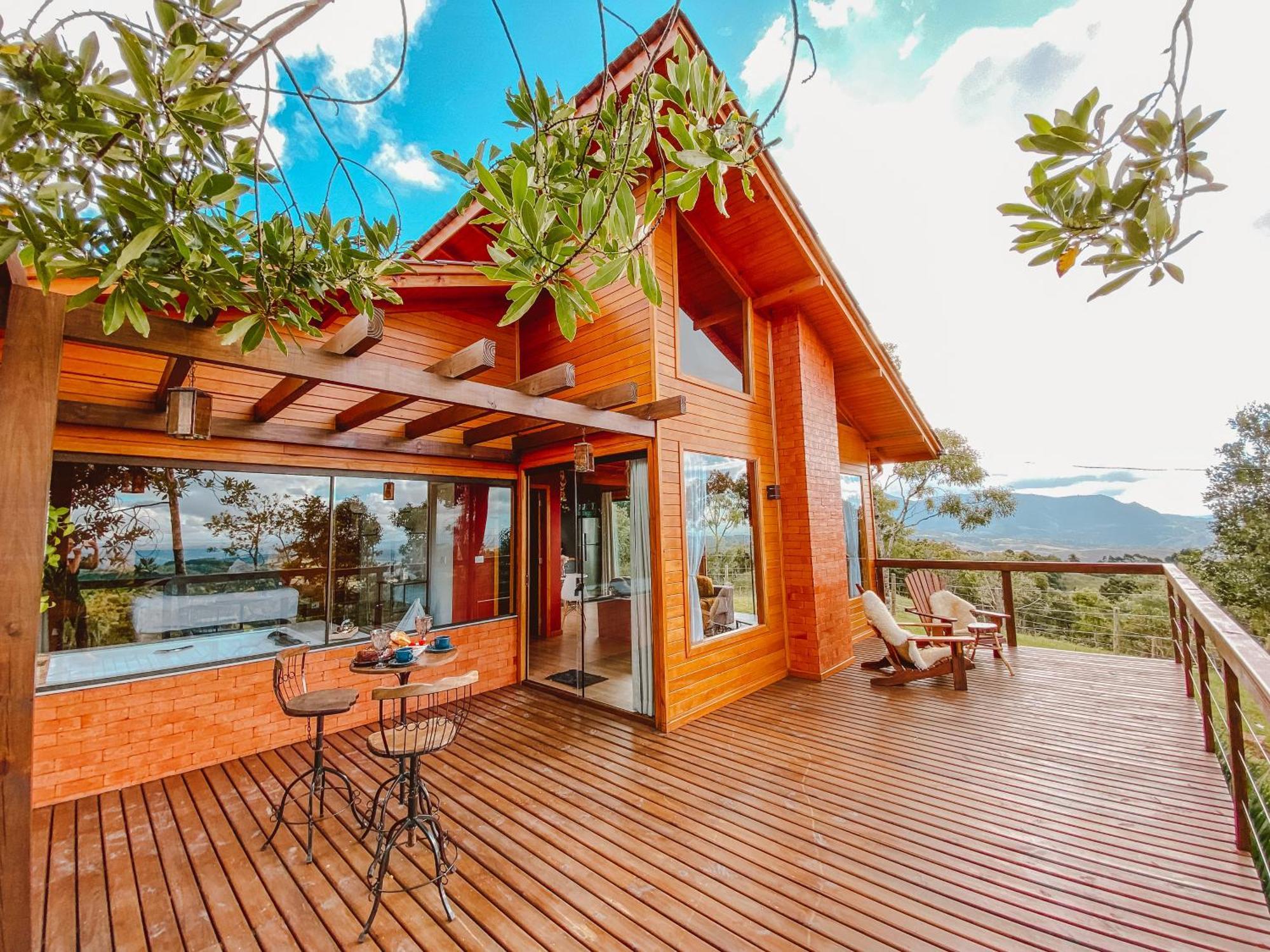 Romantica Na Serra Com Hidro, Lareira, Lagos E Trilhas Chalet Bom Retiro (Santa Catarina)