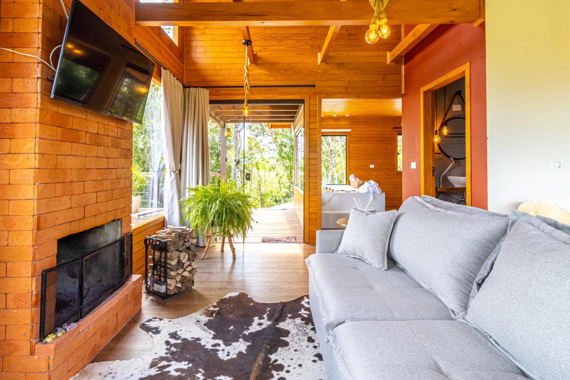 Romantica Na Serra Com Hidro, Lareira, Lagos E Trilhas Chalet