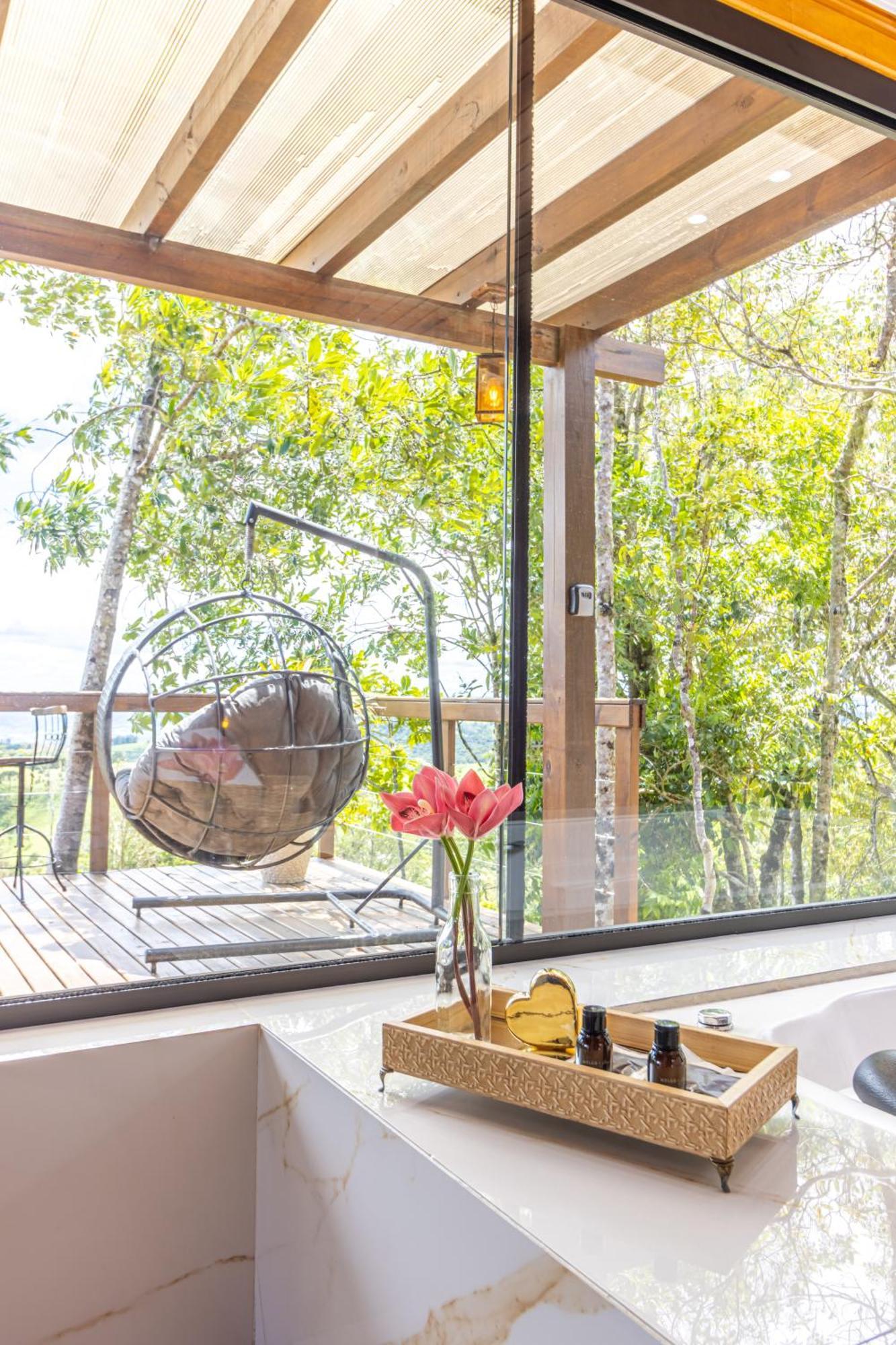 Chalet Romantica Na Serra Com Hidro, Lareira, Lagos E Trilhas