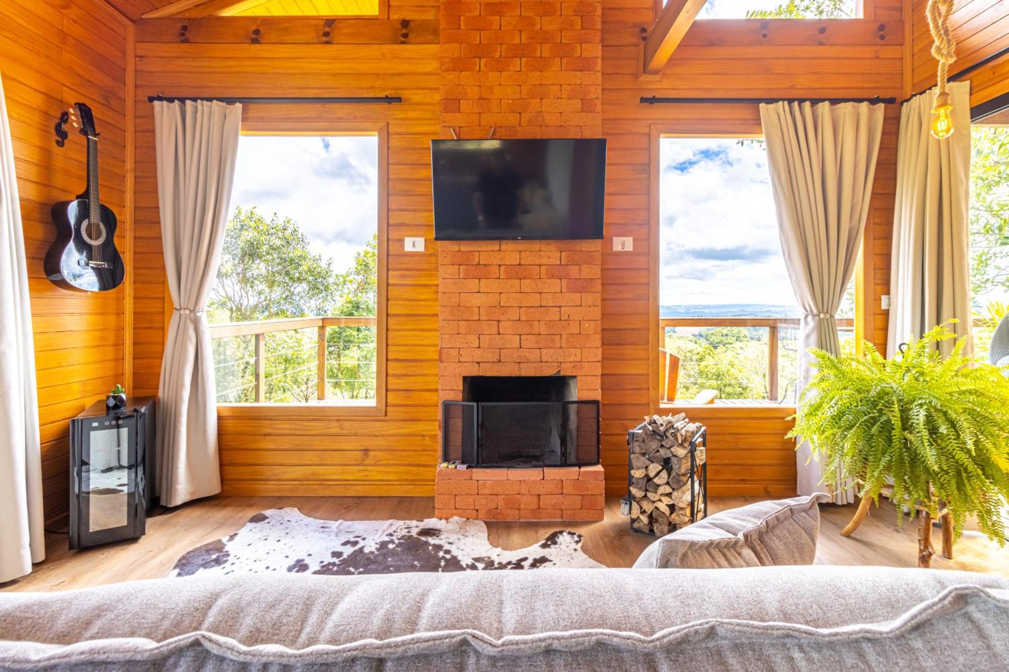 Romantica Na Serra Com Hidro, Lareira, Lagos E Trilhas Chalet *