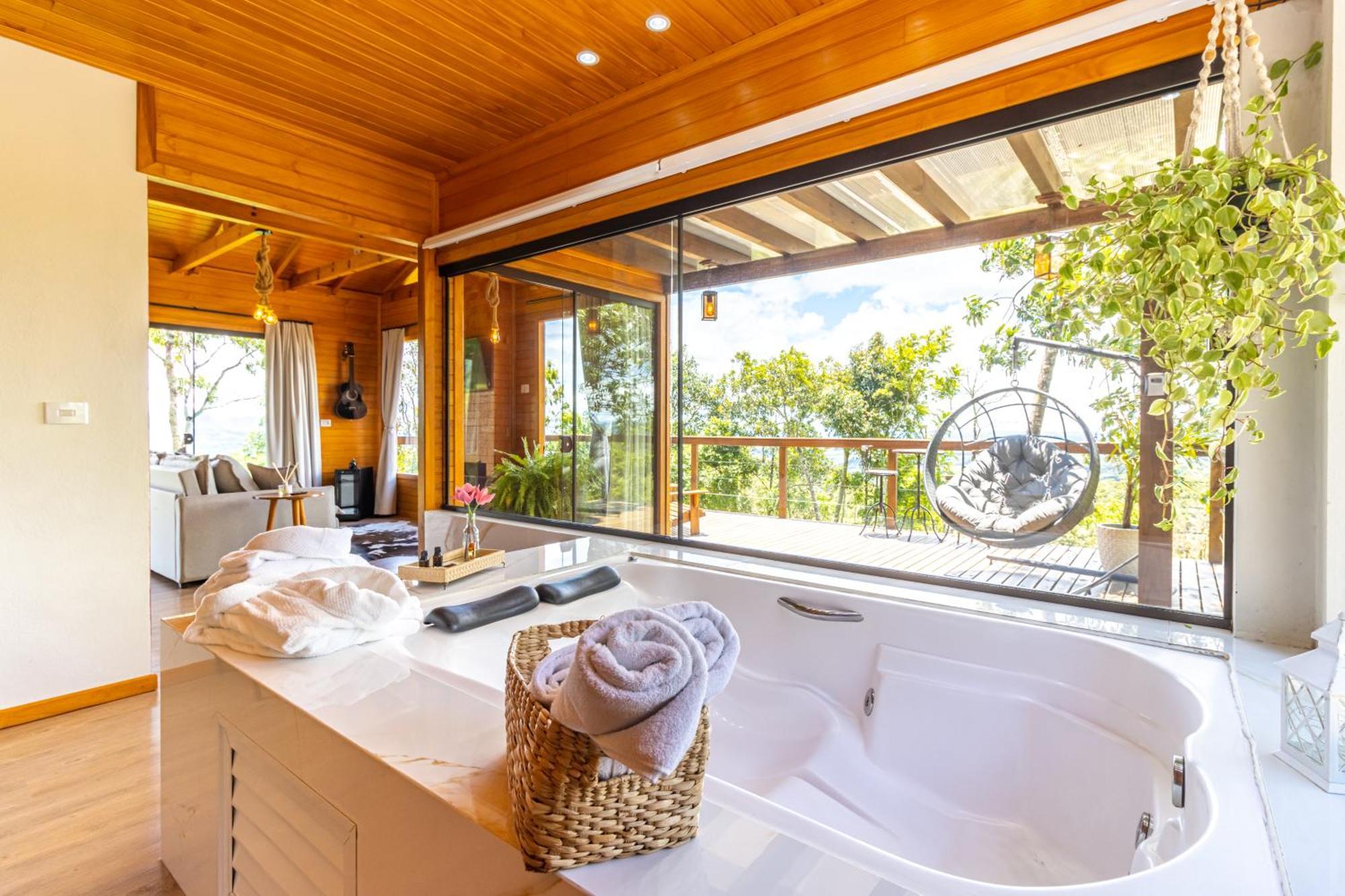 Romantica Na Serra Com Hidro, Lareira, Lagos E Trilhas Chalet *