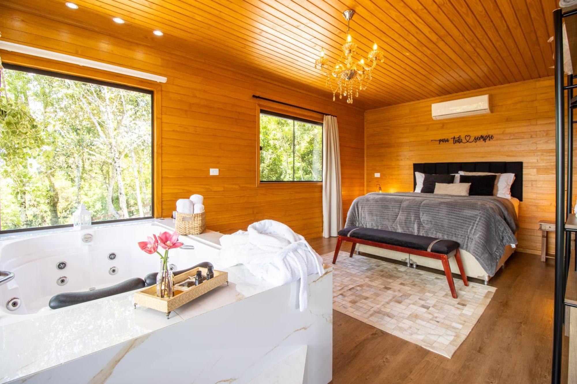 Romantica Na Serra Com Hidro, Lareira, Lagos E Trilhas Chalet Bom Retiro (Santa Catarina)