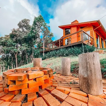 Cabana Romantica Na Serra Com Hidro, Lareira, Lagos E Trilhas Bom Retiro  Exterior photo
