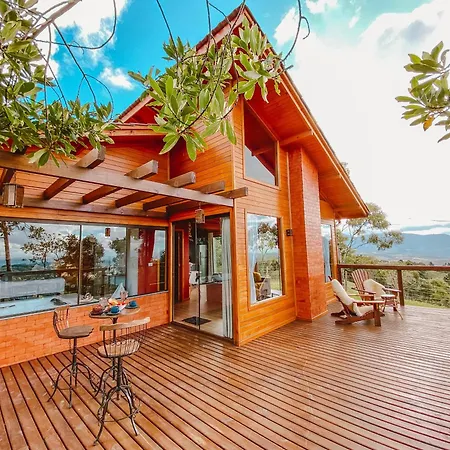 Cabana Romantica Na Serra Com Hidro, Lareira, Lagos E Trilhas Bom Retiro  Exterior photo
