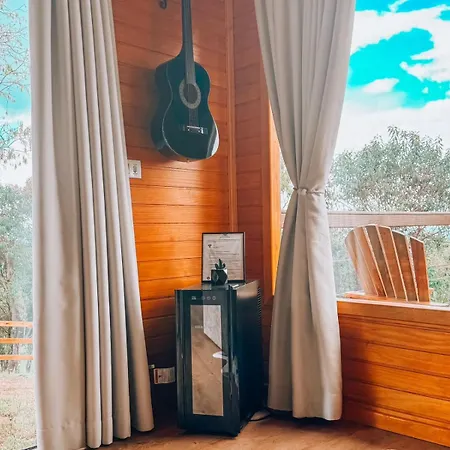 Cabana Romantica Na Serra Com Hidro, Lareira, Lagos E Trilhas Bom Retiro  Exterior photo