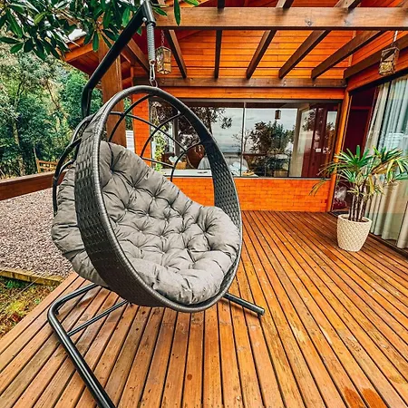 Cabana Romantica Na Serra Com Hidro, Lareira, Lagos E Trilhas Bom Retiro  Exterior photo